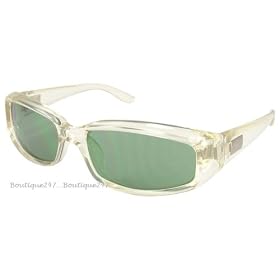 Gucci Sunglasses 2454 S K00, Clear Frame  Neutral Green Lenses by Gucci