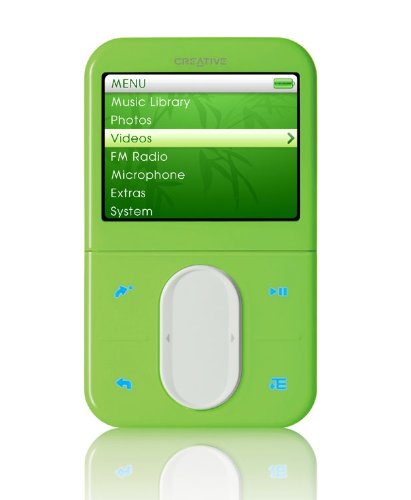 Camcorder: Creative Zen Vision M Tragbarer MP3-/Video-Player 30 GB gr�n