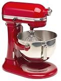 KitchenAid KSM50PER Professional 5 Plus 5-Quart Stand Mixer, Empire Red