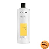 Nioxin Cleanser for Fine Hair, System 1, Natural Hair, 33.8-Ounce Bottle