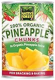 Native Forest Organic Pineapple Chunks, 14-Ounce Cans (Pack of 6)