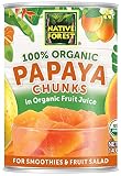 Native Forest Organic Papaya Chunks, 14-Ounce Cans (Pack of 6)