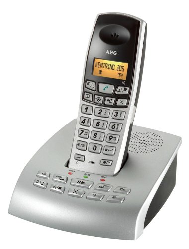 Elektronik und Foto: AEG/ITM Ventrino 205 Telefon + Anrufbeantworter schnurlos digital 50 Nummern LCD 11/100 Stunden