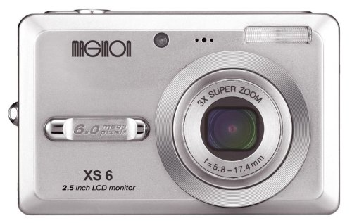 MP3 Player: Maginon XS 6 / Extra SLIM Digitalkamera silber