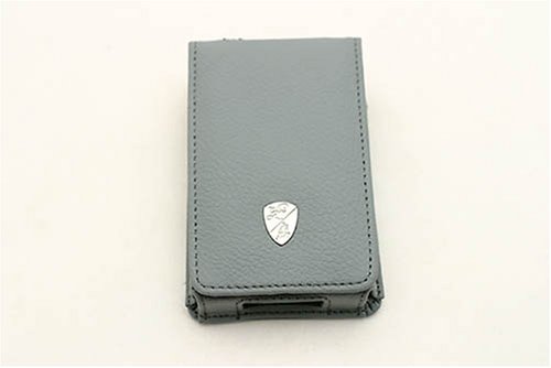 TV Ger&auml;te: Tonino Lamborghini graue Leder-Tasche f�r Apple Ipod Video