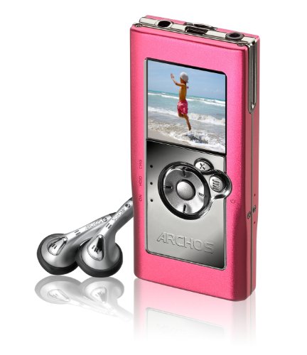 Elektronik und Foto: Archos 104 Mini Tragbarer MP3-Player 4 GB pink