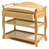 Aspen Change Table With Drawer In Natural