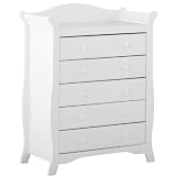 Aspen Five Drawer Chest In White