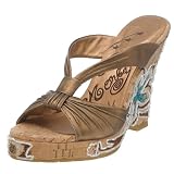 Naughty Monkey Womens All Night Wedge Sandal