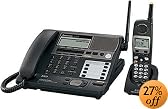 Panasonic 5.8 Ghz 4-Line FHSS Expandable Cordless Phone System with Call Waiting Caller Id and Answering System (KX-TG4500B)