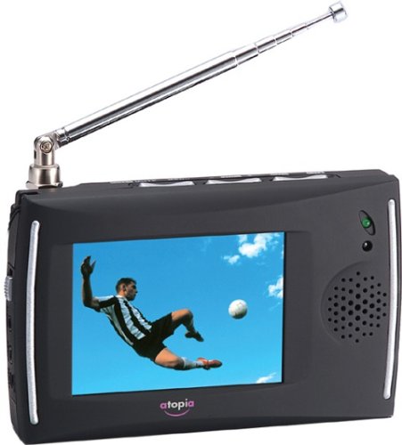 Atopia AT-TV 3.5 D 3,5" tragbarer LCD-Fernseher schwarz mit DVB-T