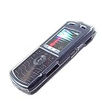 Motorola SLVR L7 Crystal Trasparent Snap-on Case + 12v Rapid Car Charger