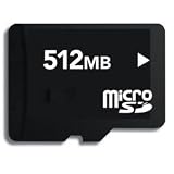 Micro SD / Transflash Memory Card with Adapter, 512MB
