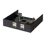 4PORT USB 2.0 Hub Drive Bay Dark Gray