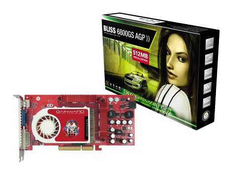 Handys ohne Vertrag: Gainward Bliss Nvidia Geforce FX 6800 GS AGP 512MB DVI Grafikkarte