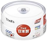 太陽誘電 That's DR-120WWY30BN DVD-Rビデオ用 16倍速 30枚スピンドルケース ワイドプリンタブル 白