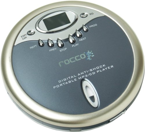 Speicherkarten: Rocco relaxx2 Tragbarer CD/MP3-Player anthrazit