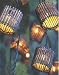 Bamboo Tiki String Lights Set of 10 Dark Bamboo