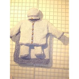 Cpk95bk, Any One Looking for a Gift for Little Boy, Please Look At the Following, Knitted on Hand Knitting Machine Light Beige Chenille... by Gita
