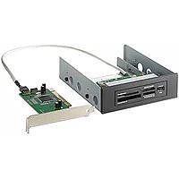 Heimkinosysteme: HP 16in1 Media Card Reader mit PCI-Karte Speicherkartenleser/schreiber USB2.0 f�r CF/MD/SD/SM/MMC/MS/xD