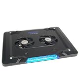 Black Cooling Pad with USB2.0 Hub for Notebook