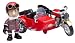 Postman Pat - Friction Motorbike & Ajay Bains figure