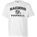 Reebok Oakland Raiders White Stacked Helmet T-shirt