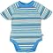 striped knit bodysuit