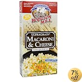 Hodgson Mill Whole Wheat Macaroni & Cheese Dinner, 7.25-Ounce Boxes (Pack of 12)