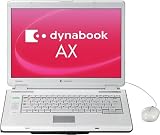 TOSHIBA dynabook AX/840LS (Cel-M370 512MB 80GB DVD�}R DL15.4�^���C�h)[PAAX840LS]