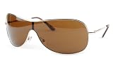 Elite Collection - Full Shield Metal Aviator Sunglasses 1462