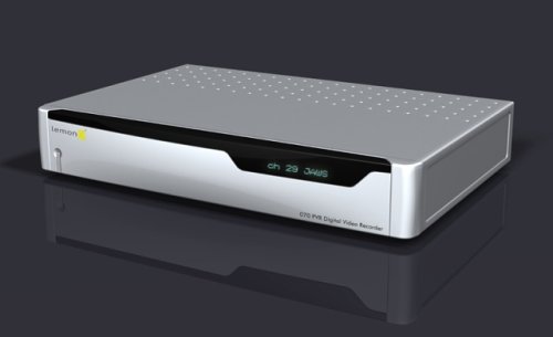 Lautsprecher: Lemon 070 PVR Digitaler Twin Satelliten-Receiver mit zwei CI-Schnittstellen und mit 80 GB Festplatte silber