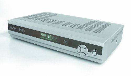 Speicherkarten: Radix DT X 5 S Digitaler Satelliten Receiver mit alpha / numerischem Display silber