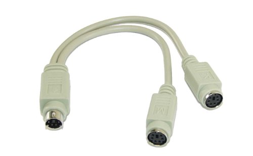 Kompaktanlagen: Kabel PS/2 Y-Adapter PS/2 1m/2f 0,15m