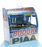 PIAA SPARK8000 8000K Xenon Charged Blue Bulbs Fits 9005 9006 HB3 HB4 Headlight