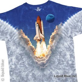 BOEING T-Shirt - Space Shuttle (Tie-Dye) by Boeing