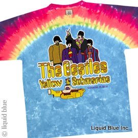 BEATLES T-Shirt - Yellow Submarine Rainbow (Tie-Dye) by Beatles