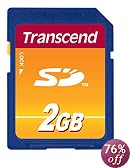 Transcend TS2GSDC 2GB Secure Digital Card