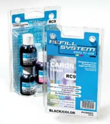 Kompaktanlagen: KMP Refillkit RC9 schwarz/color Refill-System f�r Tintenpatronen im Canon Pixma IP 4200/5200