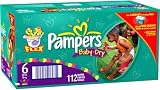 Pampers Baby-Dry Diapers, Size 6, Economy Plus Pack, 112 Diapers