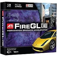 Elektronik und Foto: ATI Technology Inc. FIRE GL V3400 128MB PCI-E Grafikkarte DUAL DVI-I RETAIL