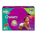Pampers Cruisers, Size 4, Economy Plus Pack, 140 Cruisers