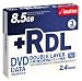 �C���[�V���� DVD+R �_�u�����C���[(��w)8.5GB �f�[�^�p 2.4�{�� �P�[�X����3���p�b�N DV+RDL 8.5PBDx3