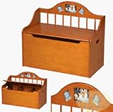 Spindle Toy Chest - Honey