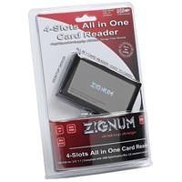 Telekommunikation: Jet Computer Zignum CardReader All In One schwarz Speicherkartenleser USB2.0 f�r CF/MD/SM/SD/MMC/MS/TF