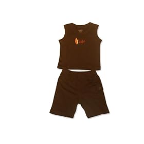Tank top Surfer and shorts, 100% pima cotton by Brianna Babywear