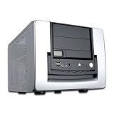 Micro Fly Silver Micro ATX case - Clear Panels,  No PSU, EXT 2-5.25", 1-3.5", int 2 - 3.5" MFCLRSL - ULT33118