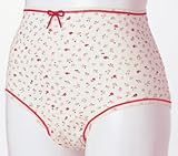 産褥ショーツ 小花プリント ピンク M~L