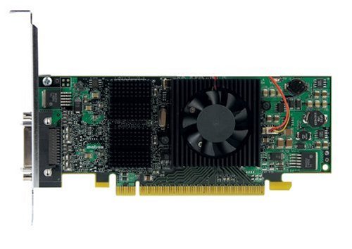 MP3 Player: Matrox QID 128MB DDR LOW PROFIL PCI-Express Grafikkarte, Retail