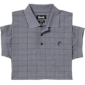 Ashworth Mens Jacquard Windowpane Polos by Ashworth